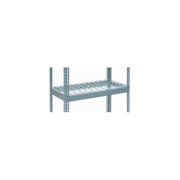 Global Equipment Additional Shelf Level Boltless Wire Deck 48"W x 24"D - Gray 717574 - main